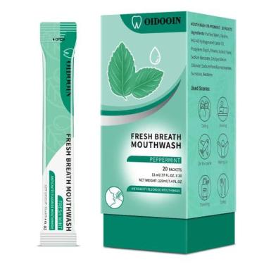 Imagem de Enxaguante bucal Oidooin Travel Size Fresh Breath, 20 ml, pacote com 2