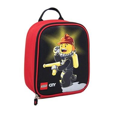 Imagem de LEGO Chefe de Bombeiros Vertical Lunch City, Vermelho, One Size, Lego Chefe de Bombeiros Vertical Lunch City
