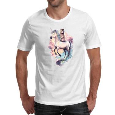 Imagem de Camiseta Unissex Capivara com unicornio - Alearts, M