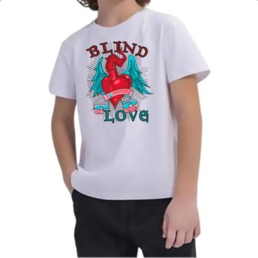 Imagem de Camiseta Infantil Blind love - Alearts, 8