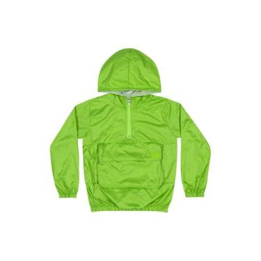 Imagem de Jaqueta Corta Vento Infantil Unissex Quimby, Verde, 14