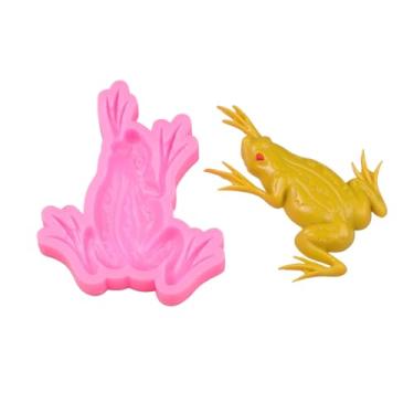 Imagem de Angel Wings Molde de silicone de sapo, super brilhante, fofo, animal, resina, artesanato, faça você mesmo, moldes de bolo de chocolate