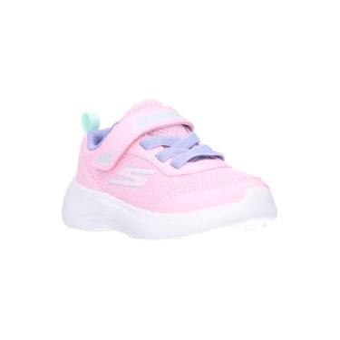 Imagem de Skechers Tênis feminino Selectors-Reset Achieved, Rosa claro, 10.5 Little Kid