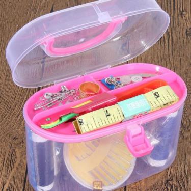 Imagem de Kit Maleta Com Acessórios Agulhas Linhas Costura Viagem - Good Home