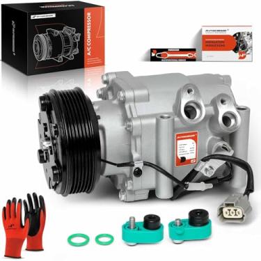 Imagem de A-Premium Compressor De Ar Condicionado Premium Com Embreagem Compatível Honda Civic 1.7L 2002-2005, Acura El 2001-2005