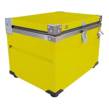 Imagem de Caixa Térmica Cooler Metal 30 Litros Catfer (Amarela)