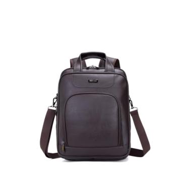 Imagem de Bolsa Maleta Pasta Notebook Couro Alça Tiracolo (Marrom)