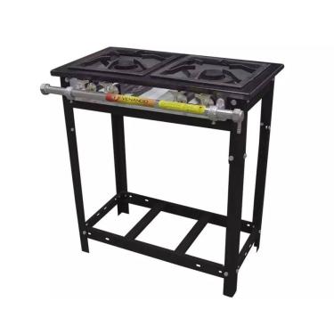 Imagem de Fogão Industrial 2 Bocas QS 30x30 Baixa Pressão Linha Extra Venâncio E2