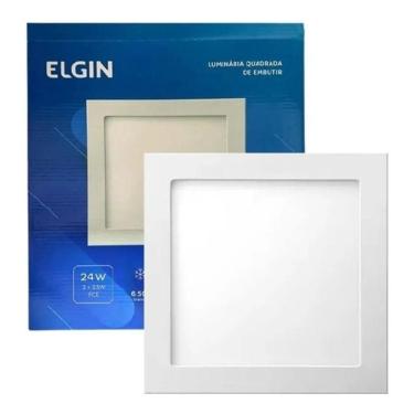 Imagem de 2X Plafon Elgin Painel Embutir Led 24W Branco-Frio 6500K