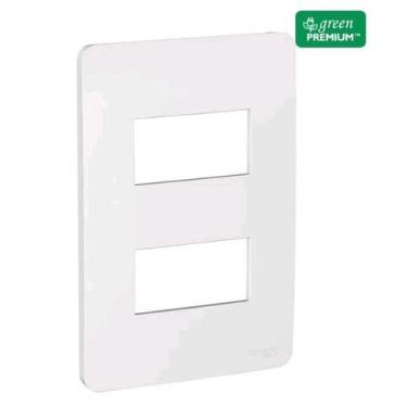 Imagem de Schneider orion placa 4x2 2 postos gamma silver s730121274