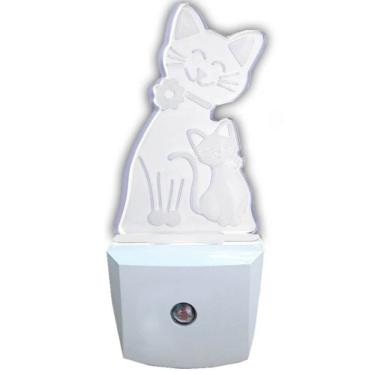Imagem de Luz Noturna Gato com Sensor - 6154 - KEY WEST