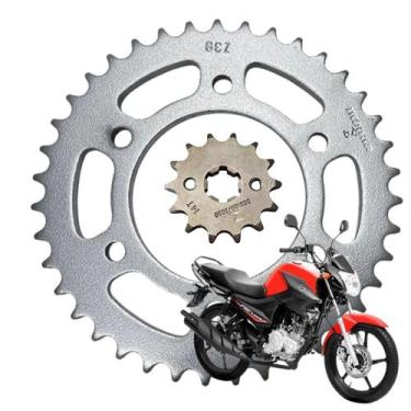 Imagem de Kit Coroa E Pinhão Relação Yamaha Factor 150 2016 2017 2018 2019 2020 