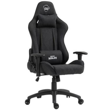 Imagem de Cadeira Gamer Ninja Karasu, Reclinável, 2D, Tecido, Preta
