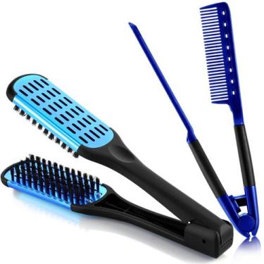 Imagem de Pente de alisamento de cabelo CHENGU, 2 peças, braçadeira de cerdas de