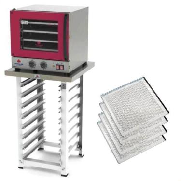 Imagem de Kit Forno Elétrico Progás Turbo Fast Oven 220V Com Mesa PRP-004 G2 E 4
