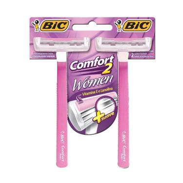 Imagem de Barbeador descartável Confort2 Women Rosa 2uni Bic