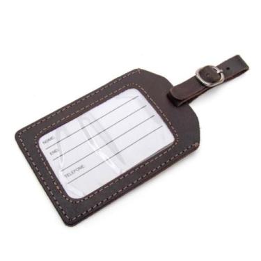 Imagem de Identificador em Couro De Mala Bolsa ou Mochila de Viagem - Bertoni, M