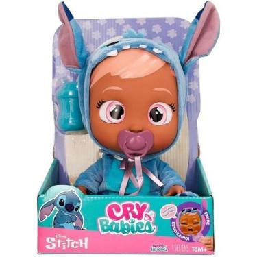 Imagem de Boneca CryBabies Fantasia Stitch Interativa Multikids BR2398