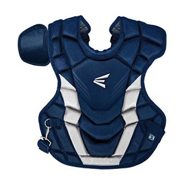 Imagem de Easton Gametime Baseball Catchers Chest Protector Youth 2020 NOCSAE Commotio Cordis Foam Impact AB Foam for Rebound Control BIODRI Liner 4 Point Strap System for Superior Fit (8064951), Navy/Silver