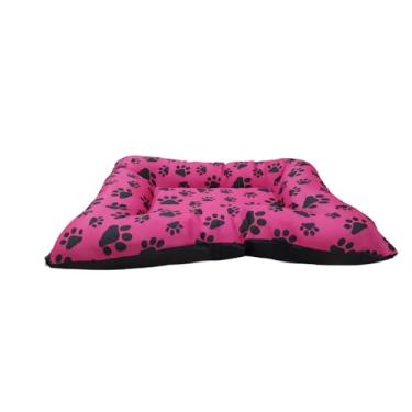 Imagem de Colchonete Pet Macio Para Cachorro P-XG Caminha Cama Alta Durabilidade Lavável com Zíper Confortável (Pink, XG - 118x83 cm)