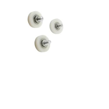Imagem de 2 peças DR/MD polia de rolamento com parafuso polia de gaveta de roda pequena plástico parafuso de roda de nylon (Dr-19d3 especial)