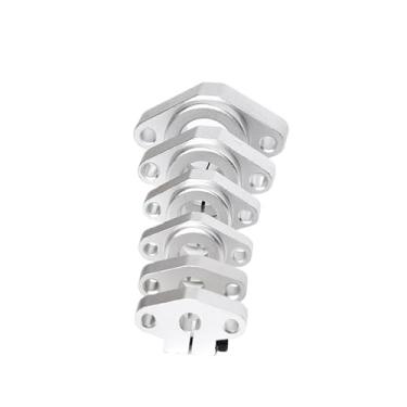 Imagem de 2 peças SHF8 Suporte de eixo linear horizontal 8 mm Tabela de suporte de eixo de trilho linear SHF Series Eixo de trilho