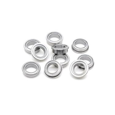 Imagem de Rolamento de flange FR168ZZ FR168 6,350 * 9,525 * 3,175 mm Rolamento de flange ABEC-7 (10 peças) Rolamentos de esferas FR168Z ZZ flangeados em miniatura