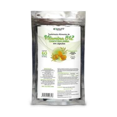 Imagem de Vitamina B12 9,94mcg 350mg Refil 60 Cápsulas em Softgel - Equality Sup