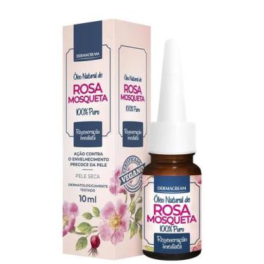 Imagem de Óleo de Rosa Mosqueta 100% Puro Dermacream 10ml - Hidratação e Regener