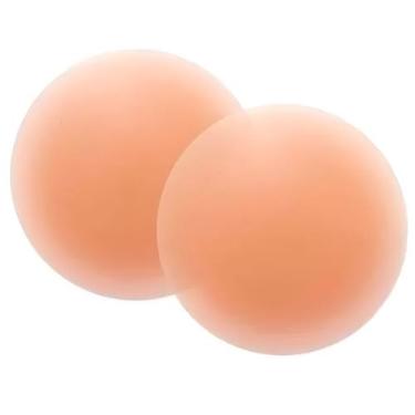 Imagem de Protetor Seios Sutiã Silicone Adesivo Discreto Bege 7X7cm - marca
