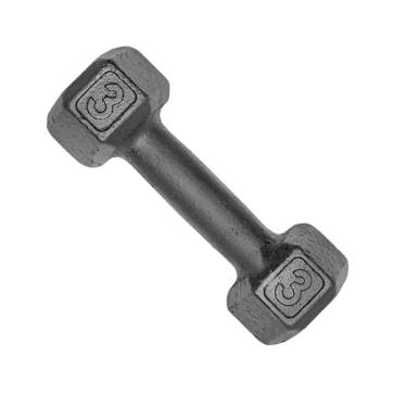 Imagem de Halter Sextavado Dumbell Pintado 3Kg Academia Treino Ferro