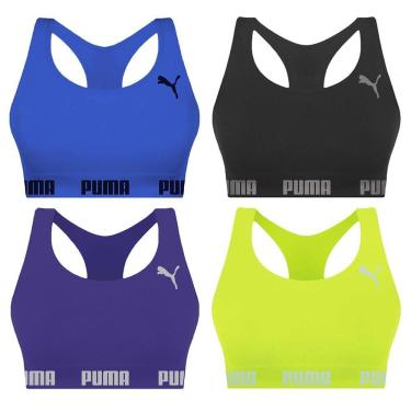 Imagem de Kit 4 Tops Puma Nadador Sem Costura Feminino