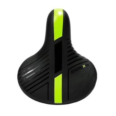 Imagem de menolana Selim de bicicleta ergonômico antiderrapante para bicicletas de estrada de montanha, almofada confortável para assento de bicicleta, acessórios para, Verde