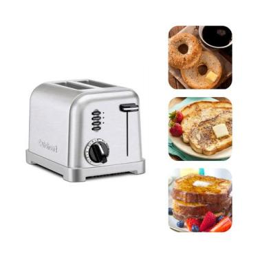 Imagem de Torradeira Para Pao Frances Eletrica Inox 110v Fácil Limpeza - Cuisina