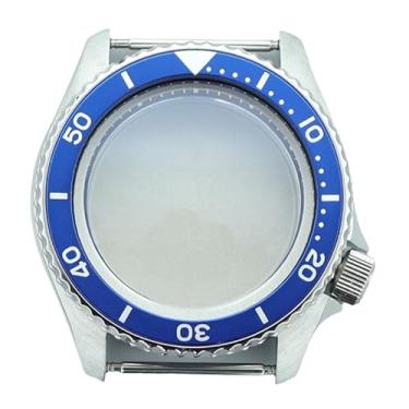 Imagem de FEIYASHI Capa de relógio mecânica de 42,5 mm, vidro de cristal de safira para movimento NH34 NH35 NH36, Para NH35 34 36 38 Movimento + Anel Capítulo Azul 6, Capa de relógio de luxo