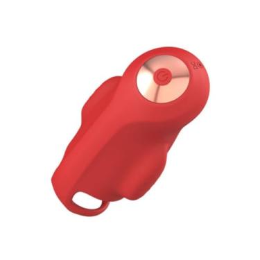 Imagem de Estimulador De Pênis Com Anel 9 Modos De Vibração E Controle Por App Vibrador de Pênis MA228 (VERMELHO)