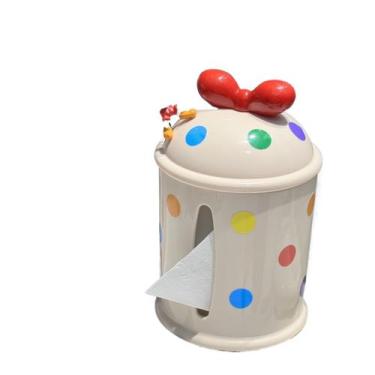 Imagem de Capa de lenços de plástico com design de bolinhas 14x24cm - yiweisai