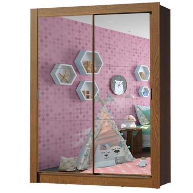 Imagem de Guarda Roupa Infantil Enzo Portas Correr com Espelho Madesa