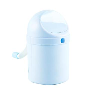 Imagem de GZBABY Apontador de lápis manual para escritório escolar, simples, cores frescas (azul)