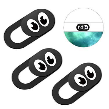 Imagem de Slider Eye Webcam com 0,7 mm de espessura – Capa para câmera Web para laptop, desktop, PC, Macboook Pro, iMac, Mac Mini, computador, smartphone, protege sua privacidade e segurança, pacote com 3