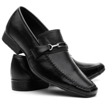 Imagem de Sapato Social Masculino Casamento Confortável Estilo Italiano Marrom P