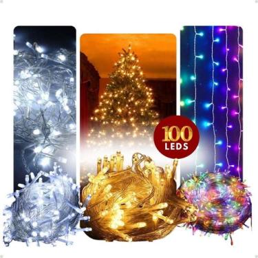 Imagem de Pisca Pisca Cordão Prova Dagua Natal 9m Led Todas Cores - Zenx Medali,