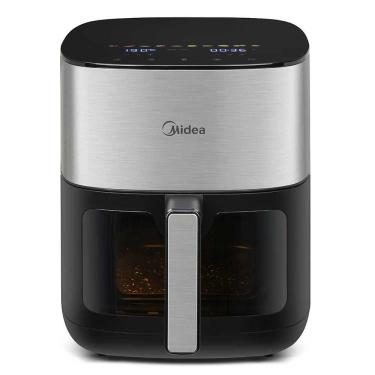 Imagem de Fritadeira Midea Smart Chef Pro Preto e Inox - MAD600G