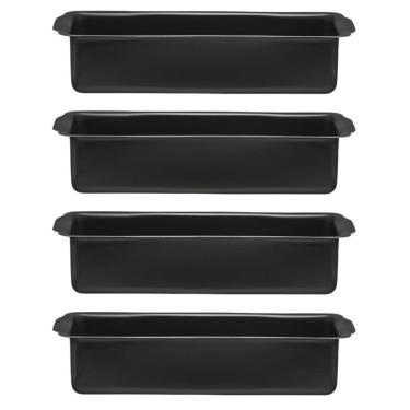 Imagem de Forma Assadeira Para Pão Retangular Antiaderente 1,3L 04 Un