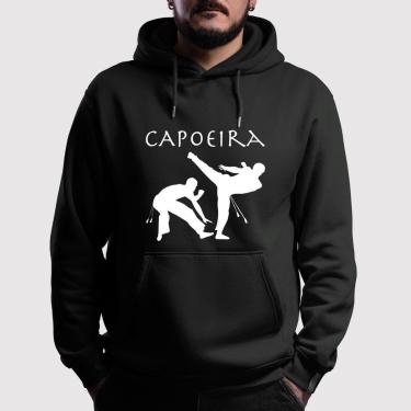 Imagem de Blusa de Moletom Flanelada Canguru Com Capuz Estampada Capoeira-Masculino