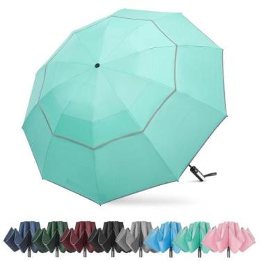 Imagem de Guarda-chuva G4Free à prova de vento com faixa reflexiva invertida de 