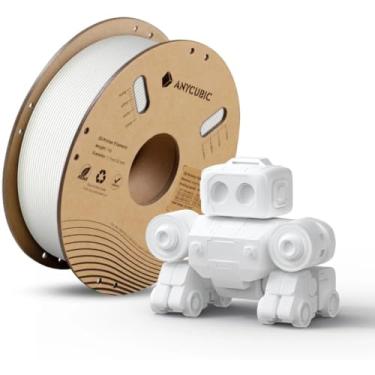 Imagem de Filamento para Impressora 3d Anycubic PLA High Speed 1.75mm 1kg Cor Branco White
