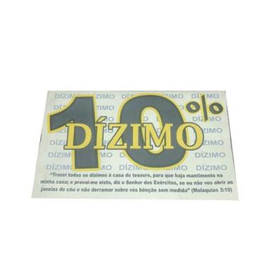 Imagem de Envelope Colado Dízimo com Pedido de Oração - 100 Unidades de Papel Of
