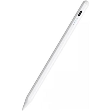 Imagem de Caneta Stylus Touch Screen USB Recarregável – Ponta Fina 1.5mm, Indicador LED, Compatível com iPad, Tablets, Celulares e Notebooks (Android e iOS)