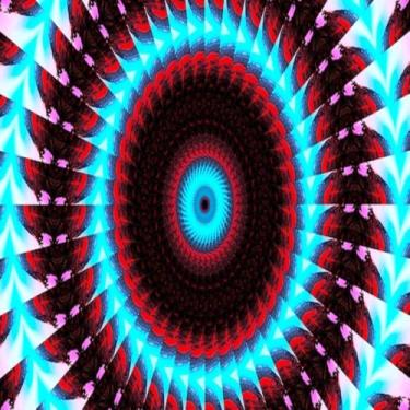 Imagem de Quadro Decorativo Groovy Wallpaper Estampa Geométrica Preto e Branco - Arte Moderna para Sala e Quarto 30x30cm